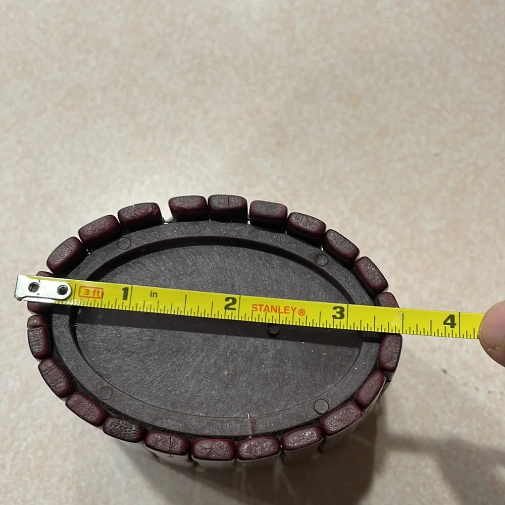 Wooden Basket Pen/Pencil Holder,  NWT